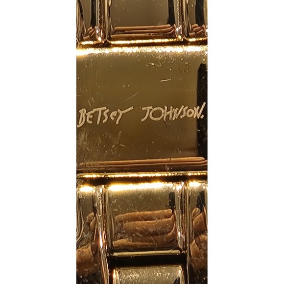 Betsey Johnson Orange‎ Crush Womens Watch Gold Bracelet Orange Dial BJ00272-12 main image 4